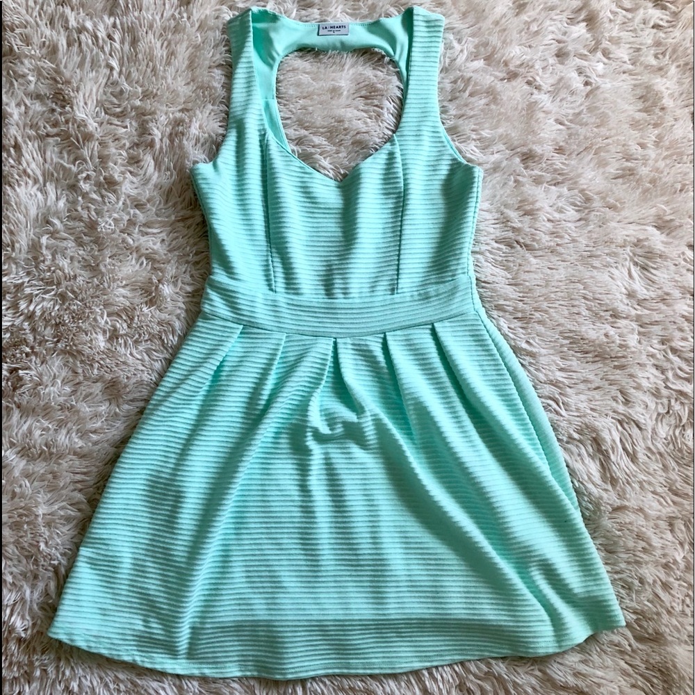 LA Hearts Mint Dress